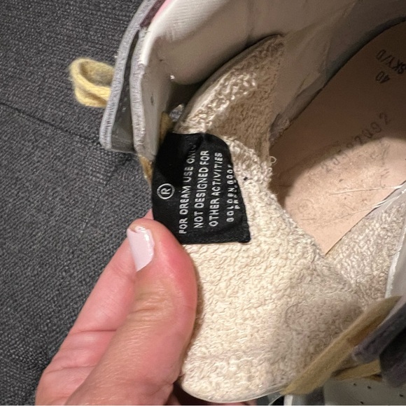 Golden Goose Sky Star 40 Gray and Mint Green Star - Picture 6 of 9